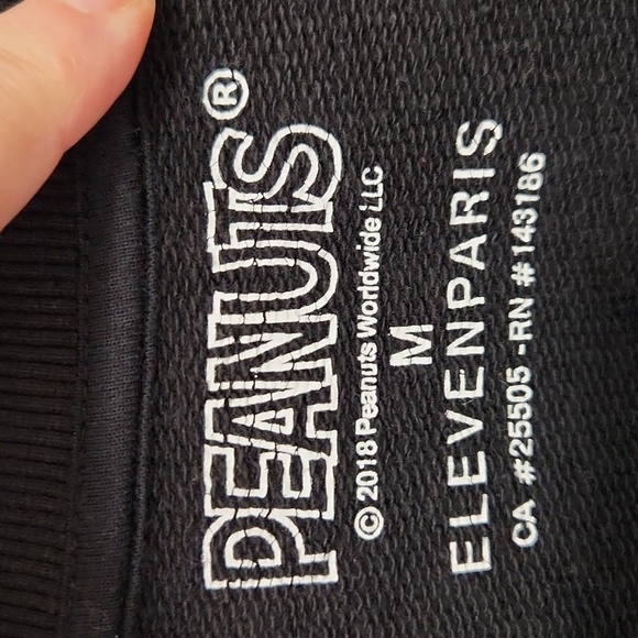 Eleven Paris Peanuts Snoopy Sweatshirt Size Medium  - Picture 2 of 8